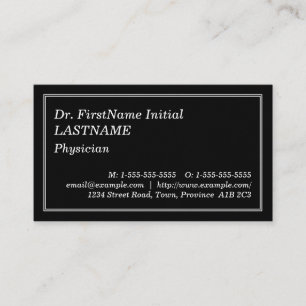 Corporate, Simple, Physician Profile Card