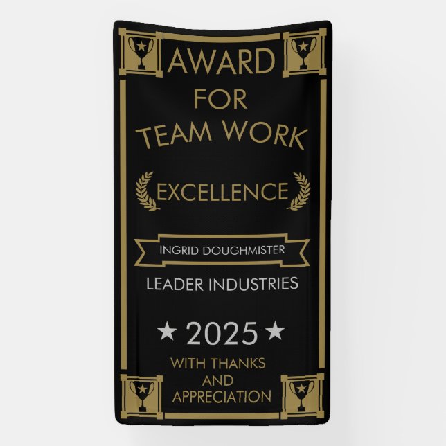 Corporate Staff Award Banner (Vertical)
