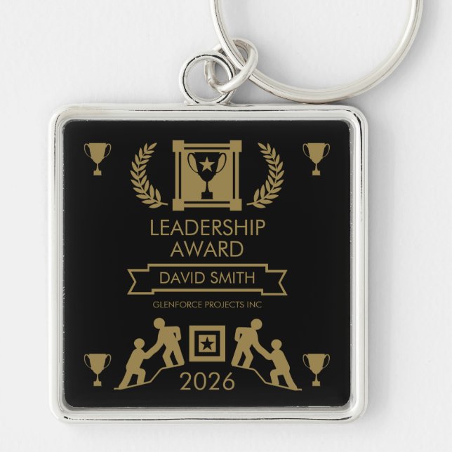 Corporate Staff Leadership Award Key Ring (Front)