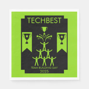 Corporate Staff Team Building Event Napkin