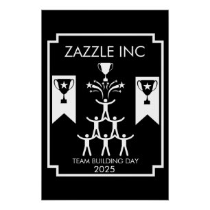 Corporate Staff Team Building Event Poster