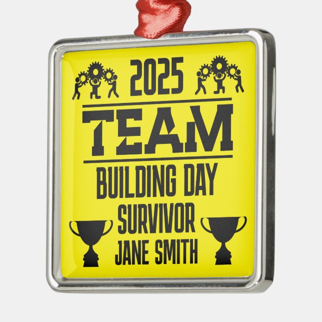 Corporate Team Building Day Metal Tree Decoration (Left)