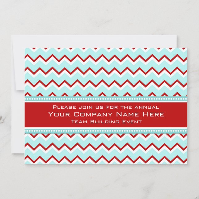 Corporate Team Building Event Invitations (Front)
