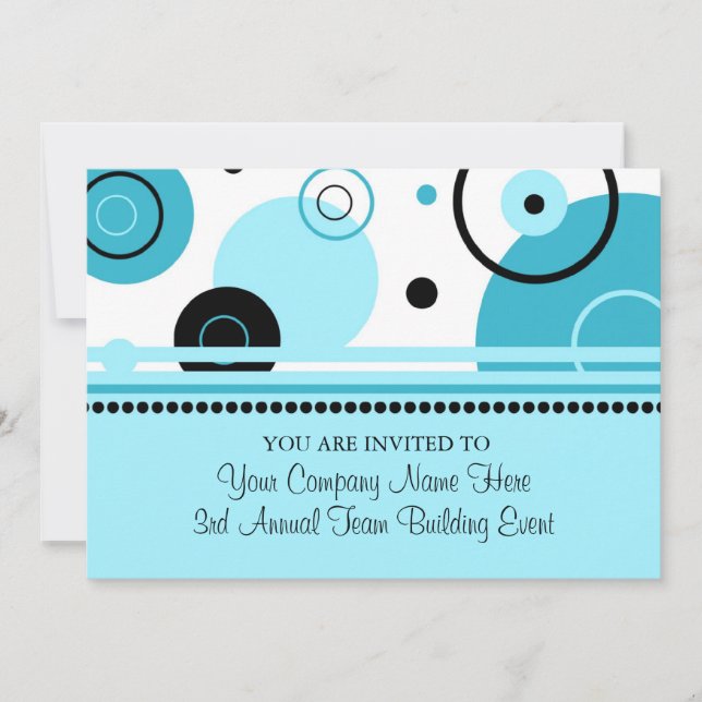 Corporate Team Building Event Invitations (Front)