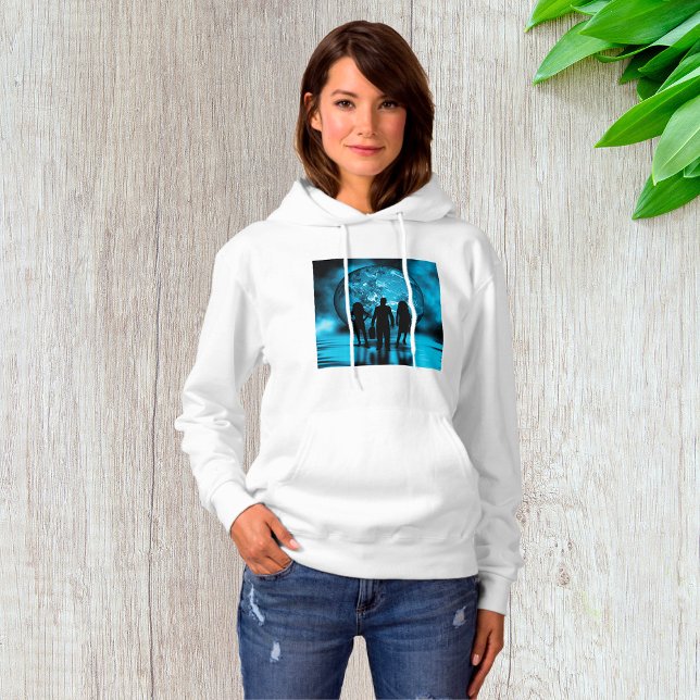 Corporate Team Silhouette Futuristic Business Hoodie (Creator Uploaded)