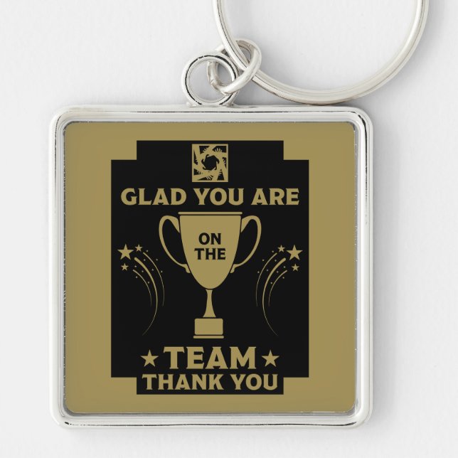 Corporate Team Thanks Key Ring (Front)