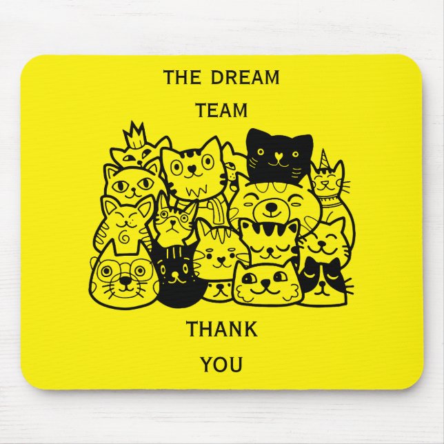 Corporate Team Thanks Mouse Mat (Front)