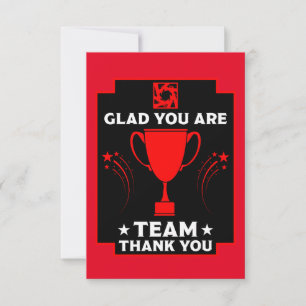 Corporate Team Thanks Thank You Card