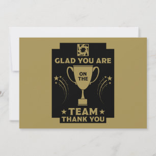 Corporate Team Thanks Thank You Card