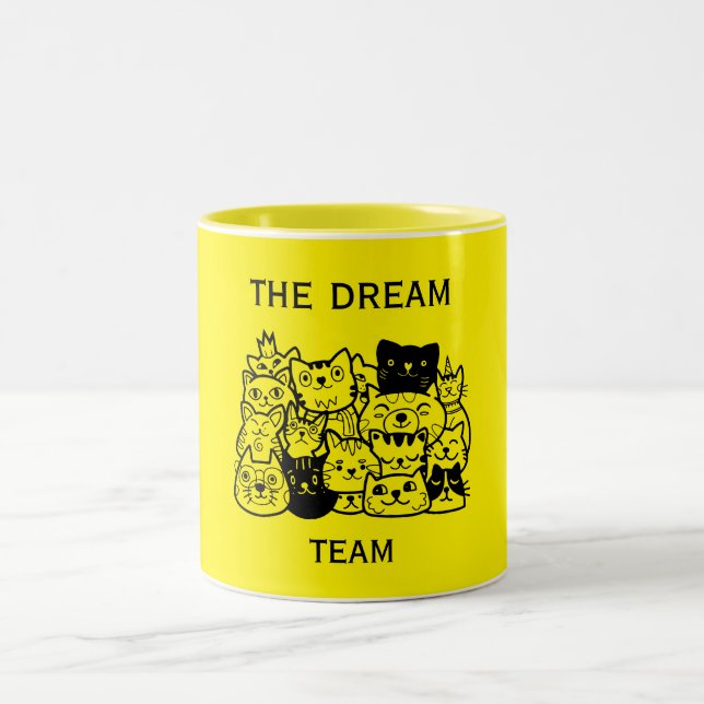 Corporate Team Thanks Two-Tone Coffee Mug (Center)