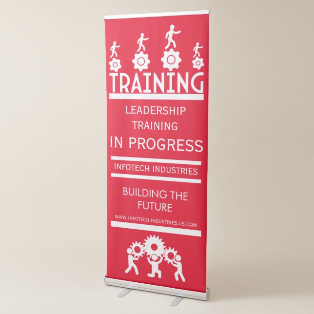 Corporate Training Events Retractable Banner (3/4)