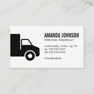 Corporate Truck Business Card