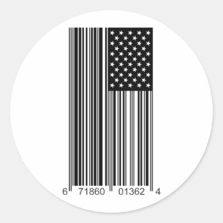 Corporate USA Classic Round Sticker