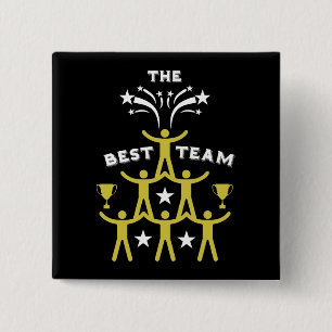 Corporate Work Team Gifts 15 Cm Square Badge