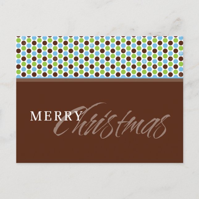 CORPORATE XMAS POSTCARD :: minispot snowflake BL4 (Front)