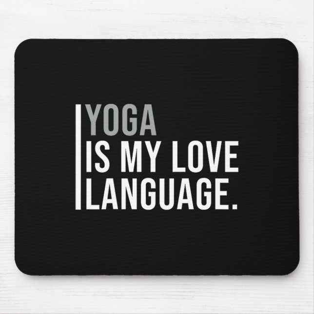Corporate Yoga Instructor Meme Quote  Mouse Mat (Front)