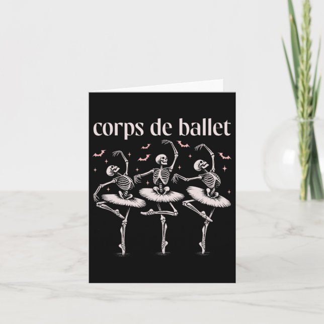 Corps De Ballet  Card (Front)