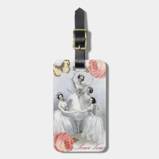 Corps de ballet luggage tag