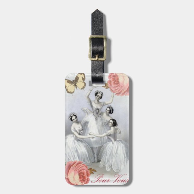 Corps de ballet luggage tag (Front Vertical)