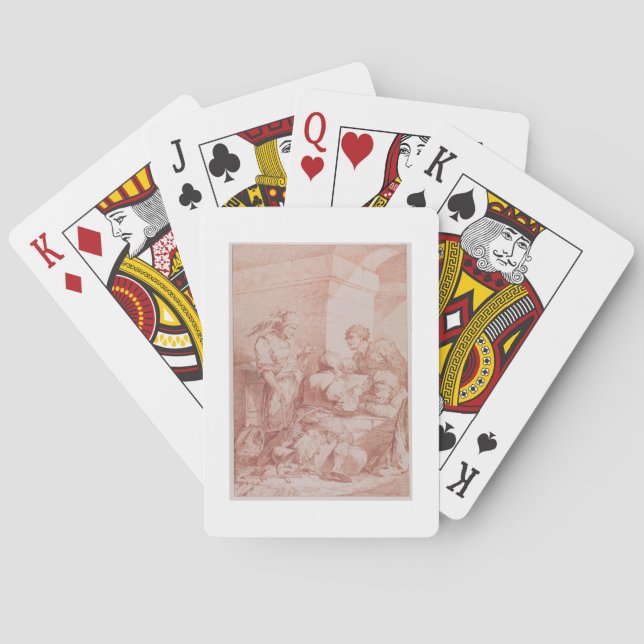 Corps de Garde (Barbarians Defeated by a Book) (re Playing Cards (Back)