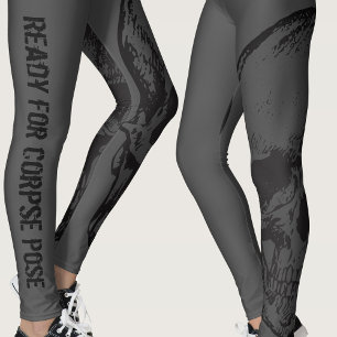 Corpse Pose Leggings Grey