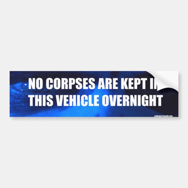 corpses bumper sticker (Front)