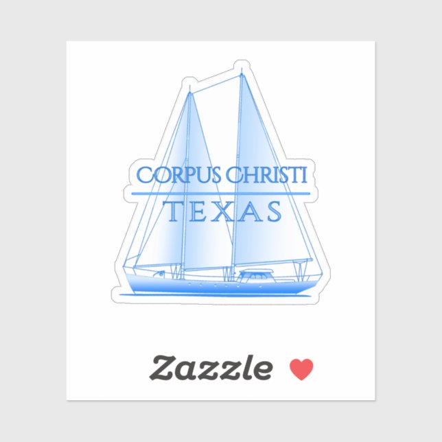 Corpus Christi Coastal Nautical Sailing Sailor (Sheet)