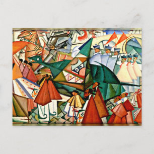 Corpus Christi Procession -Amadeo de Souza-Cardoso Postcard