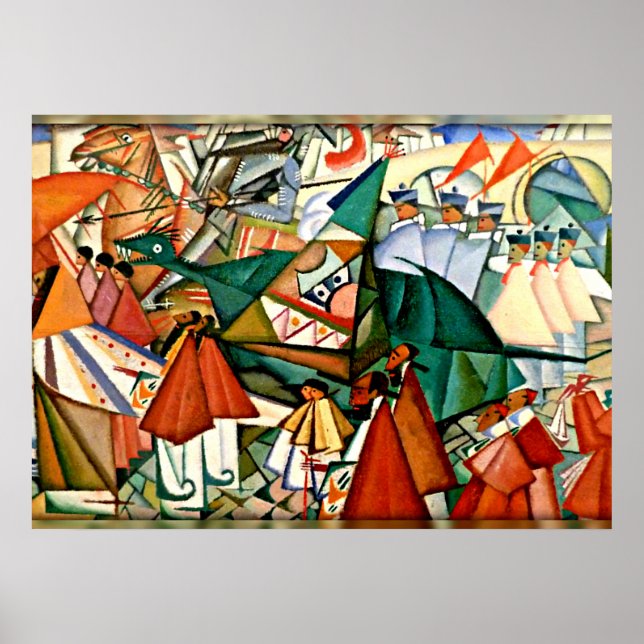 Corpus Christi Procession, Amadeo de Souza-Cardoso Poster (Front)