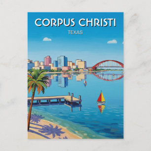 Corpus Christi Texas Postcard