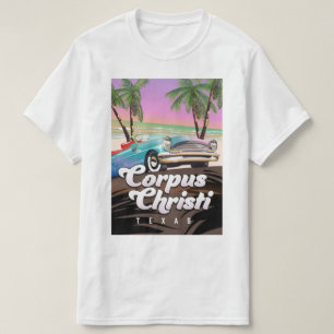 Corpus Christi Texas vacation poster T-Shirt