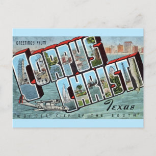Corpus Christy TX Postcard