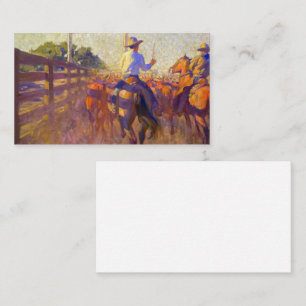 Corral Dust, 1915 by Maynard Dixon Business Card