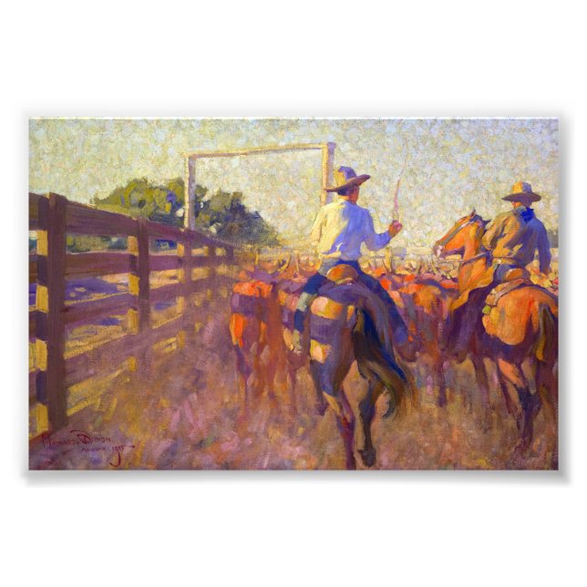 Corral Dust by Maynard Dixon Photo Print (Front)