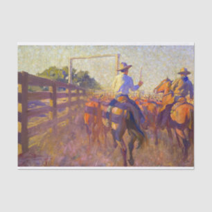 Corral Dust by Maynard Dixon Tissue Paper