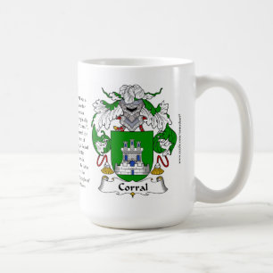 Corral Family Coat of Arms Coffee Mug