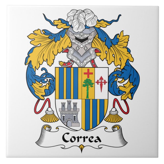Correa Family Crest Tile (Front)