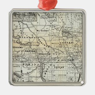 Correct map of Dakota Metal Tree Decoration