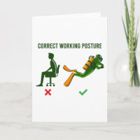 Correct Working Posture Scuba Diver Apparel Diving