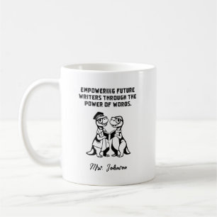 Correcting Commas Love for Reading Educator Style Coffee Mug