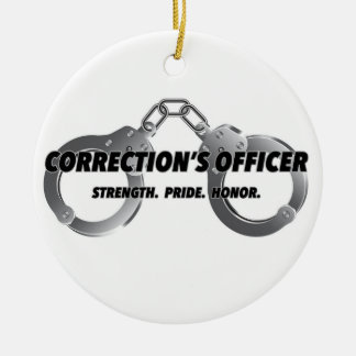 Correction’s Officer Ceramic Tree Decoration