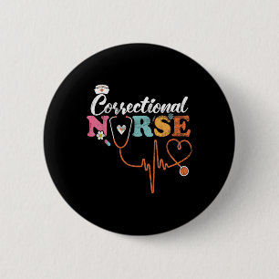 Correctional Nurse Corrections Nursing Department  6 Cm Round Badge