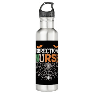 Correctional Nurse Halloween Pumpkin Classic T-Shi 710 Ml Water Bottle
