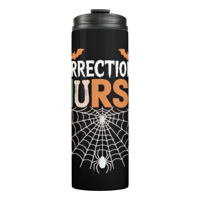 Correctional Nurse Halloween Pumpkin Classic T-Shi Thermal Tumbler (Front)