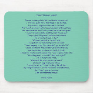 Correctional Nurse Mouse Mat