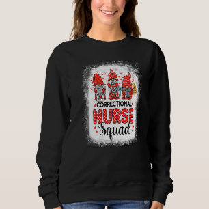 Correctional Nurse Squad Gnomes Nursing Valentine Sweatshirt
