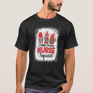 Correctional Nurse Squad Gnomes Nursing Valentine T-Shirt