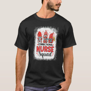Correctional Nurse Squad Gnomes Nursing Valentine T-Shirt