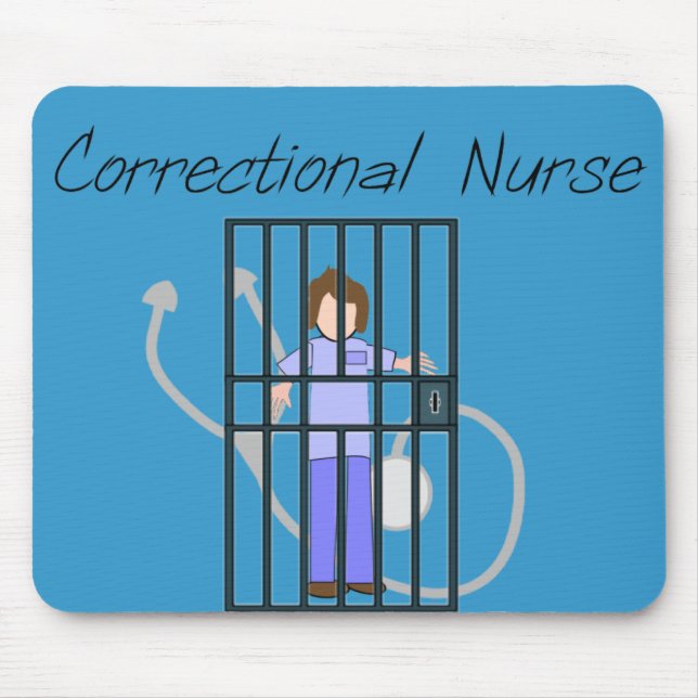 Correctional Nurse T-Shirts & Gifts Mouse Mat (Front)