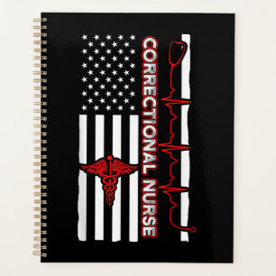 Correctional Nurse USA Flag Nursing RN Planner